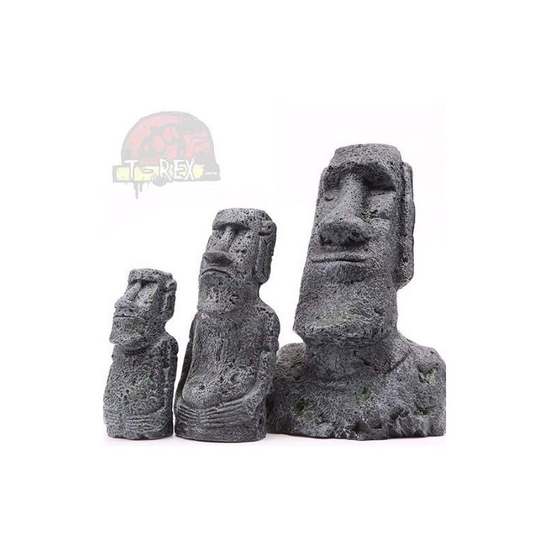 Estátuas da Ilha de Páscoa | Terrário | Decoração